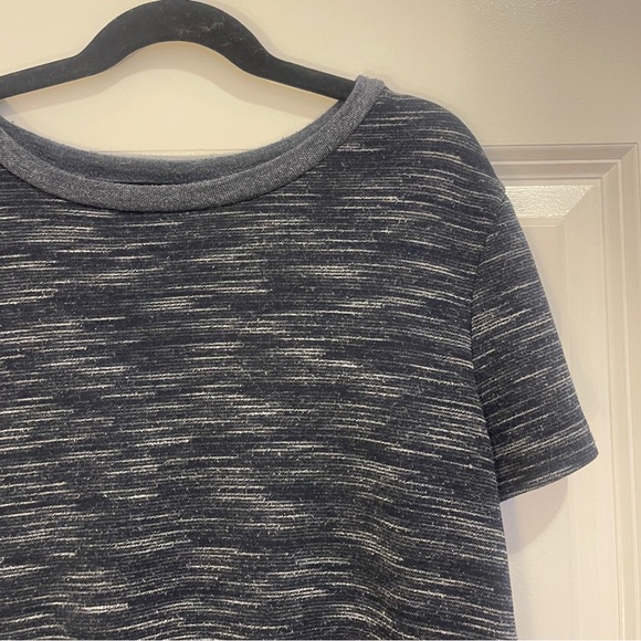 SIZE S (fits petite) | Grey Short Sleeve Dress - Picture 2 of 2